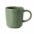 Mug 350 ml en céramique vert avec anse finition brillante